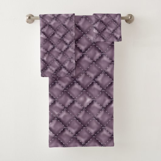 Glanzende lederen textuur bad handdoek (Insitu)