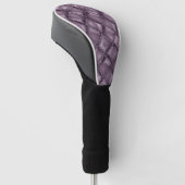Glanzende lederen textuur golfheadcover (Schuin)