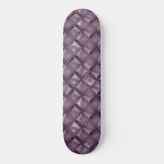 Glanzende lederen textuur persoonlijk skateboard (Voorkant)