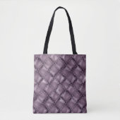 Glanzende lederen textuur tote bag (Voorkant)