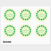 Glanzende Leprechauns St. Patrick's Day Stickers (Vel)