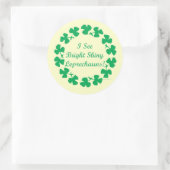 Glanzende Leprechauns St. Patrick's Day Stickers (Tas)