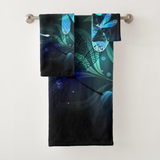 Glanzende Libellenmeer Bad Handdoek (Insitu)