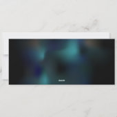 Glanzende Libellenmeer Feestdagenkaart (Achterkant)