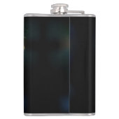 Glanzende Libellenmeer Heupfles (Achterkant)