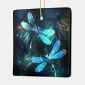 Glanzende Libellenmeer Keramisch Ornament (Links)