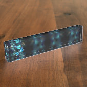 Glanzende Libellenmeer Naambordje (Zijkant)