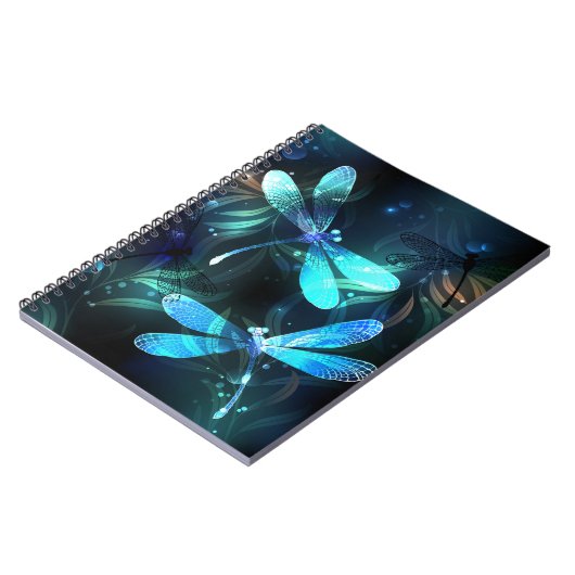 Glanzende Libellenmeer Notitieboek (Linkerzijde)