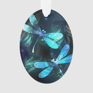 Glanzende Libellenmeer Ornament