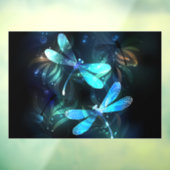 Glanzende Libellenmeer Raamsticker (Vel 3)