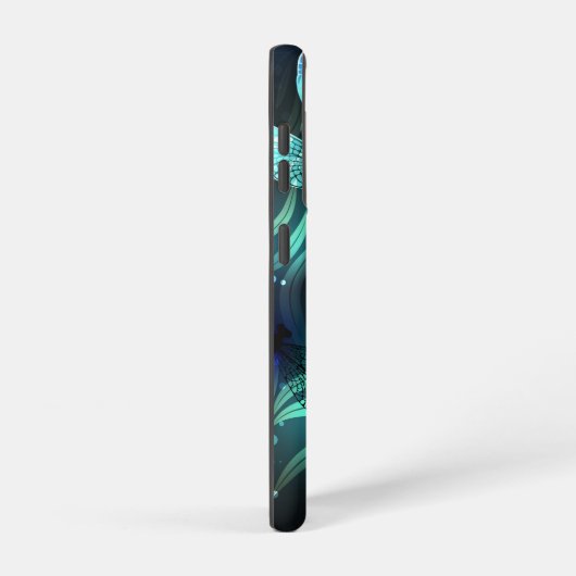 Glanzende Libellenmeer Samsung Galaxy Hoesje (Rechterkant)