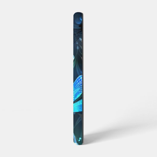 Glanzende Libellenmeer Samsung Galaxy Hoesje (Linkerkant)