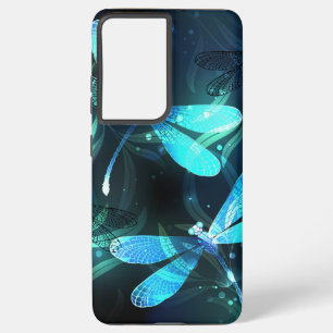 Glanzende Libellenmeer Samsung Galaxy Hoesje
