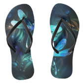 Glanzende Libellenmeer Teenslippers (Voetbed)
