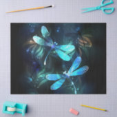 Glanzende Libellenmeer Tissuepapier (Craft)