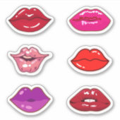 Glanzende lichten sticker (Voorkant)