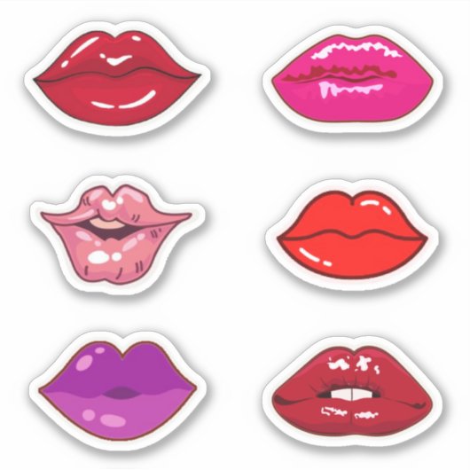 Glanzende lichten sticker (Voorkant)