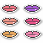 Glanzende lichten sticker (Voorkant)