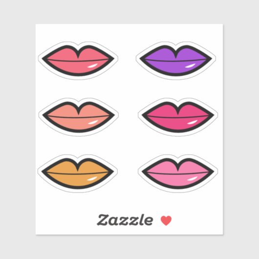 Glanzende lichten sticker (Vel)