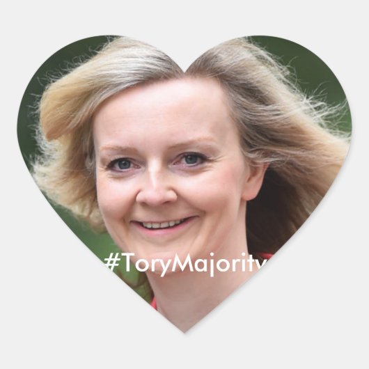 Glanzende Liz Truss Stickers (Voorkant)