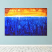 GLANZENDE LUMINESCENTIE, Kunsttherapie Giclee Canvas Afdruk (Insitu (Houten vloer))