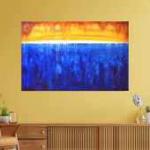 GLANZENDE LUMINESCENTIE, Kunsttherapie Giclee Canvas Afdruk (Insitu (Woonkamer))