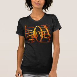Glanzende Marmer LIEFDE T-shirt