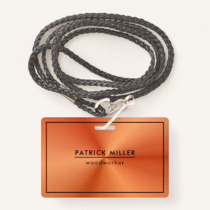 Glanzende metalen Sinaasappels textuur zwarte acce Badge