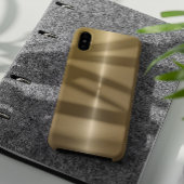 Glanzende Metallic Faux Gold achtergrond Case-Mate iPhone Case