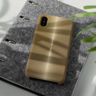 Glanzende Metallic Faux Gold achtergrond Case-Mate iPhone Case