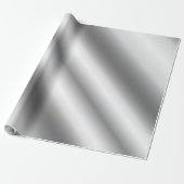 Glanzende Metallic Zilveren Uitstraling Cadeau Sja Cadeaupapier (Uitgerold)