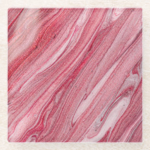 Glanzende nagellak: getextureerde achtergrond glazen onderzetter