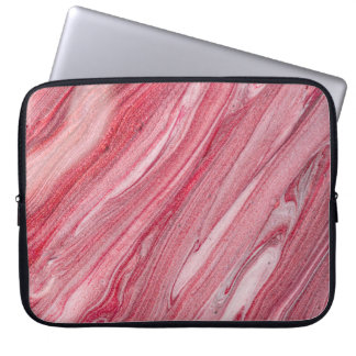 Glanzende nagellak: getextureerde achtergrond laptop sleeve