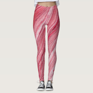 Glanzende nagellak: getextureerde achtergrond leggings