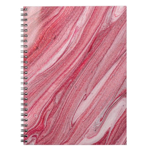 Glanzende nagellak: getextureerde achtergrond notitieboek (Voorkant)