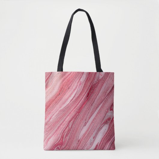 Glanzende nagellak: getextureerde achtergrond tote bag (Voorkant)