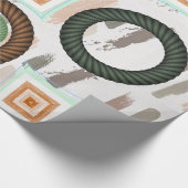 Glanzende omlooppapiercirkel cadeaupapier (Hoek)