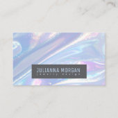 Glanzende opaalachtige Abstracte ID1147 Visitekaartje (Voorkant)