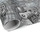 Glanzende  oprit voor papier (Rol Hoek)