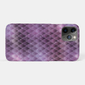 Glanzende paarse ombre & glinsterende draaksschubb Case-Mate iPhone case (Achterkant (horizontaal))
