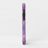 Glanzende paarse ombre & glinsterende draaksschubb Case-Mate iPhone case (Achterkant/links)