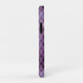 Glanzende paarse ombre & glinsterende draaksschubb Case-Mate iPhone case (Achterkant/rechts)