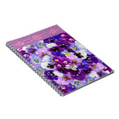 glanzende pansieën, notitieboek (Rechterzijde)