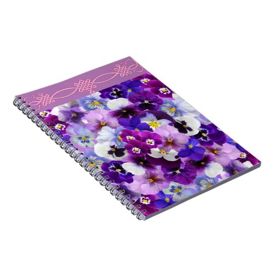 glanzende pansieën, notitieboek (Rechterzijde)