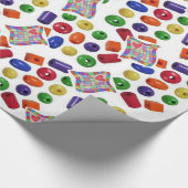 Glanzende papierkleuren cadeaupapier (Hoek)