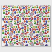 Glanzende papierkleuren cadeaupapier (Vlak)