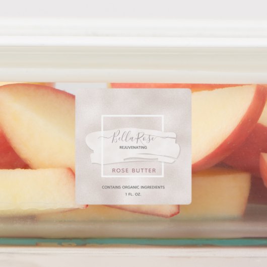 Glanzende Parel Labels (Aangebracht)