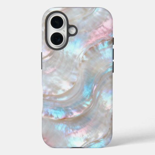 Glanzende Parelmoer Case-Mate iPhone Case (Achterkant)