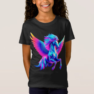 glanzende pegasus t-shirt