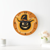 Glanzende pompoen heks op Oranje  Grote Klok (Huis)